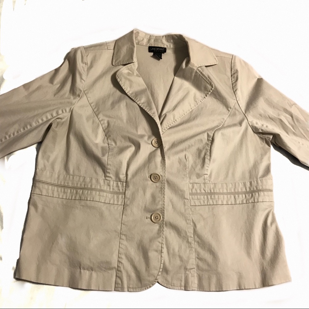 {Lane Bryant} 3/4 Sleeve Jacket